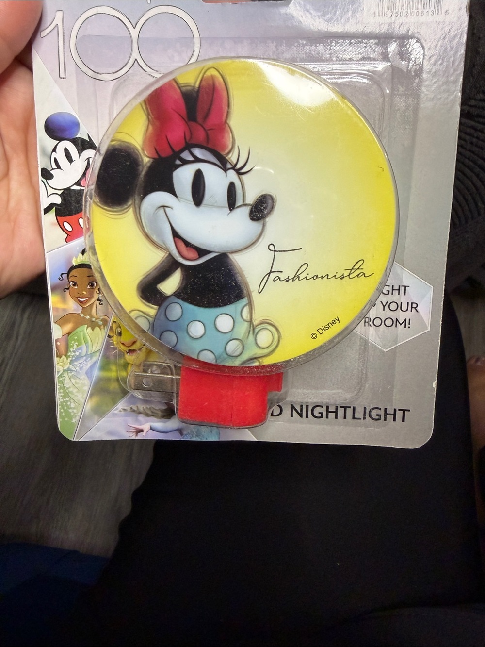 Disney Minnie Mouse Yellow and Red Plug-In Nightlight